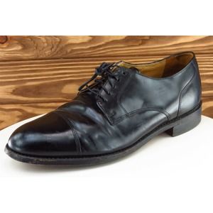 Bostonian Shoes Sz 10‎ D Black Derby Oxfords Leather Men 04169T